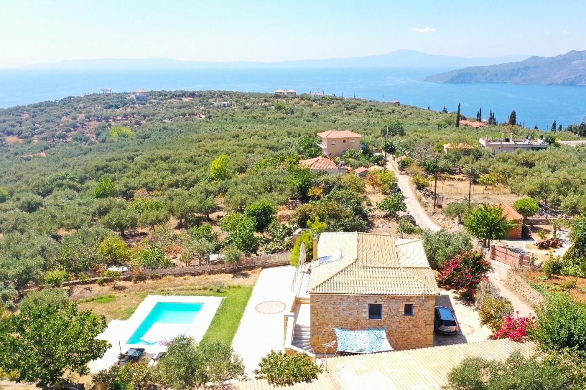 Villa Eleni - Private Pool Bliss Near Kardamili Proástion Exterior foto